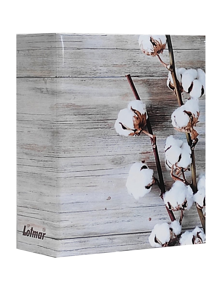 ALBUM kieszeniowy do zdjęć 10x15 cm wsuwane, 304 zdjęcia FLOWER bawełna