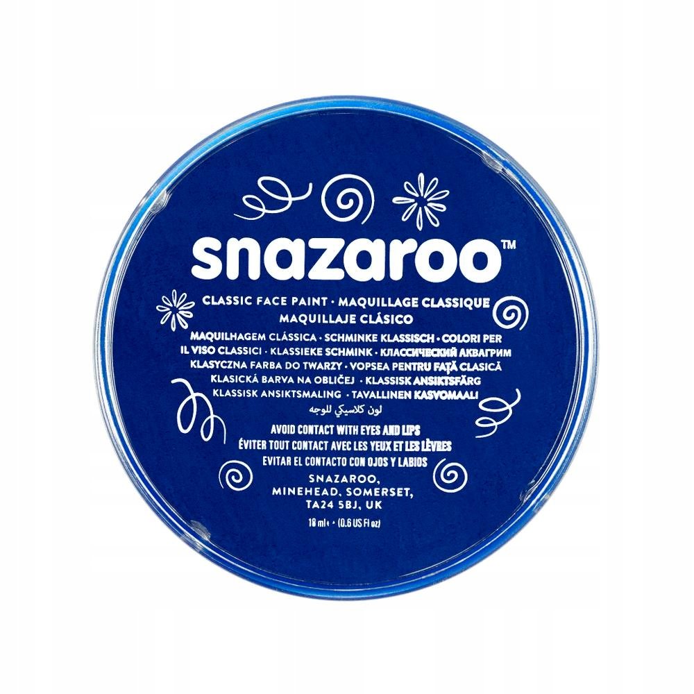 SNAZAROO farba do twarzy 18ml CIEMNY GRANAT