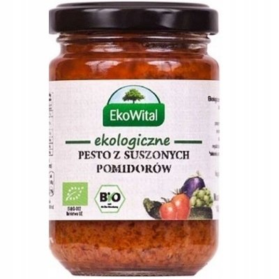 EkoWital Pesto z pomidorów suszonych na słońcu BIO 140 g