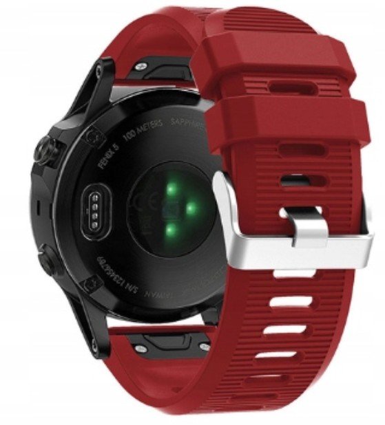 Pasek Silikonowy Do Garmin Fenix 3 / 3Hr / 5X / 5X Plus / 6X / 6X Pro + Quickfit