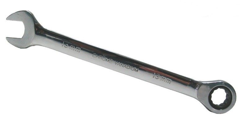 Klucz płasko oczkowy z grzechotką 72 zęby metryczny Corona Exclusive - 15 mm