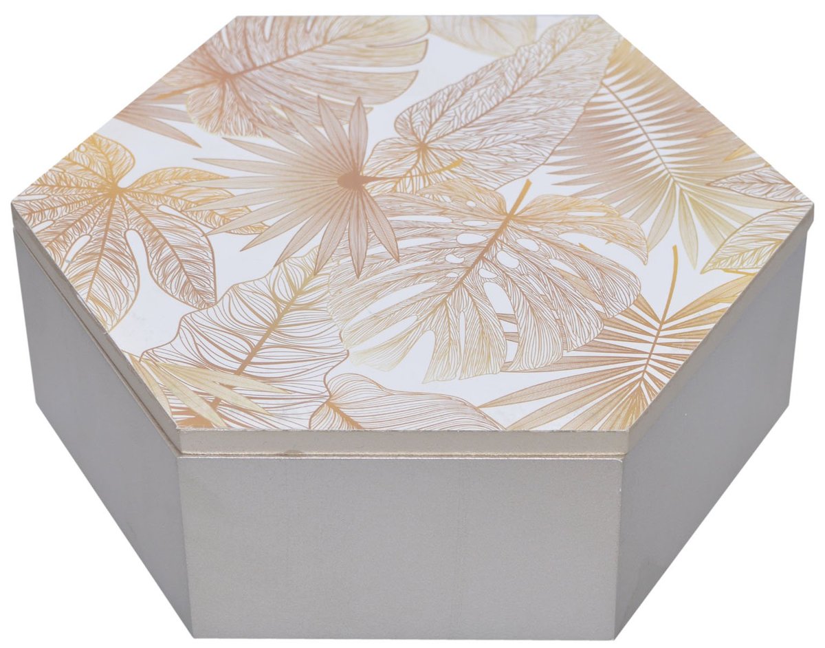 skrzynka duża w szampańskie liście