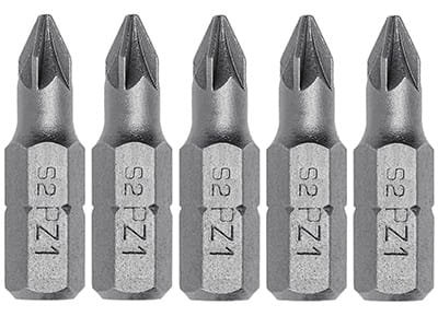 Hogert Bity krzyżowe 25mm S2 PZ1 HOGERT HT1S314 5 sztuk HT1S314