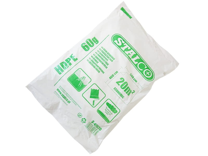 Folia malarska HDPE 60g 4x5m 20m2 S-47620