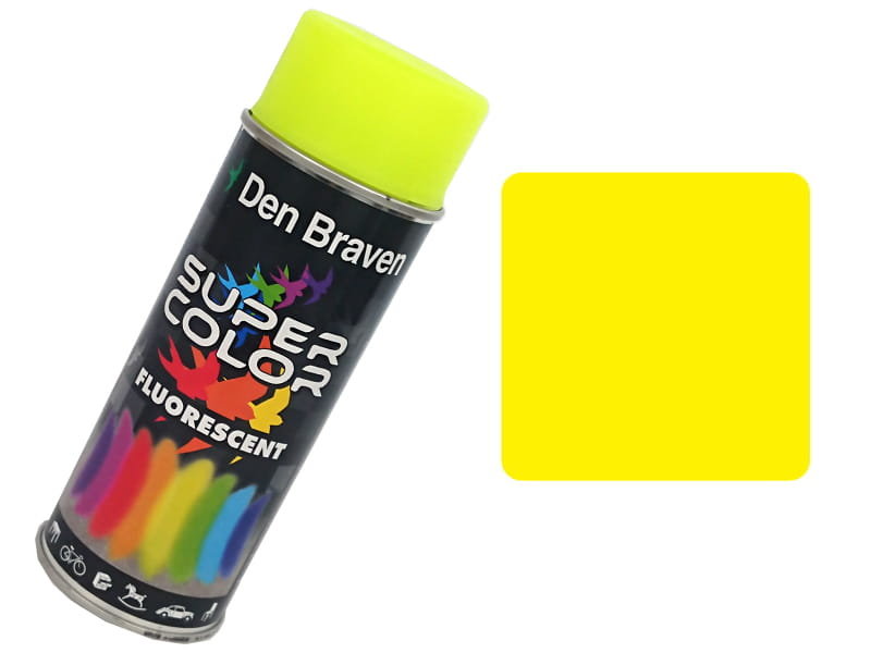 Den Braven Bostik Farba w sprayu odblaskowa 400ml żółty) DBSUP085885