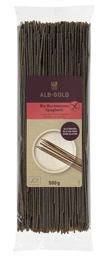 Alb Gold Makaron Gryczany Spaghetti bezglutenowy BIO 500g -