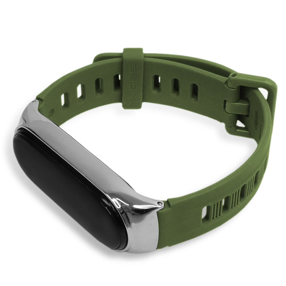 PASEK OPASKA DUO do XIAOMI MI BAND 3/4/5/6 (zielony)