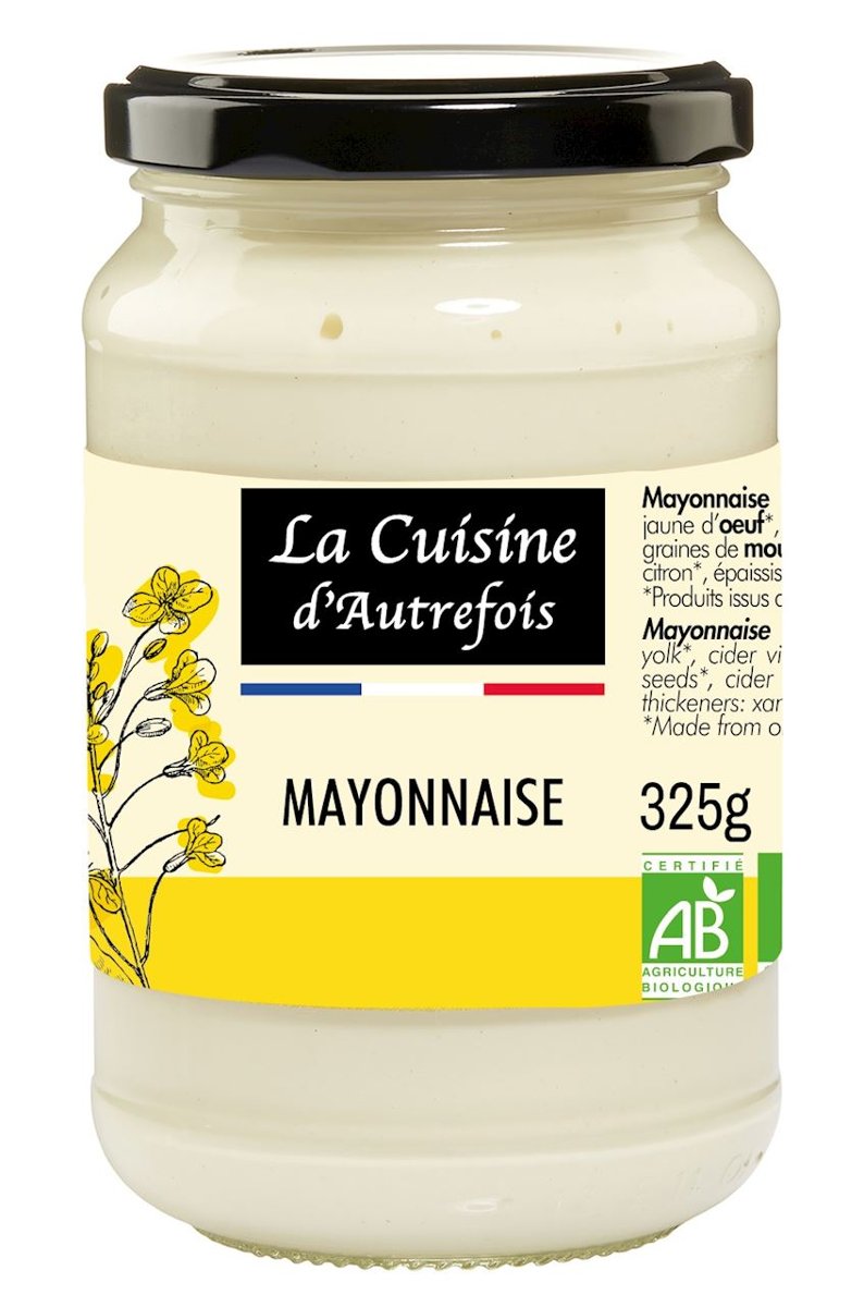 LA CUISINE D'AUTREFOIS (majonezy, muszta MAJONEZ JAJECZNY BIO 325 g - LA CUISINE D AUTREFOIS