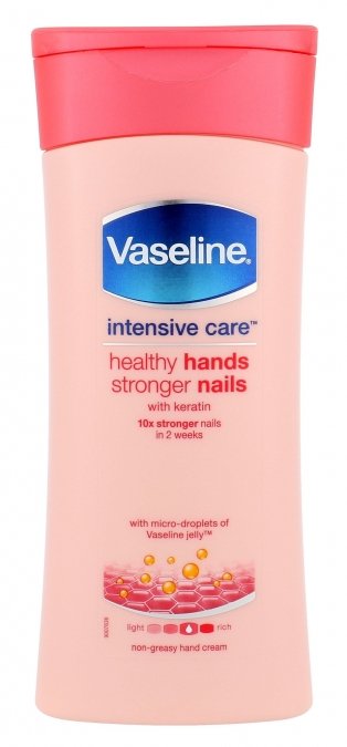 Vaseline Intensive Care Healthy Hands Stronger Nails krem do rąk 200 ml dla kobiet