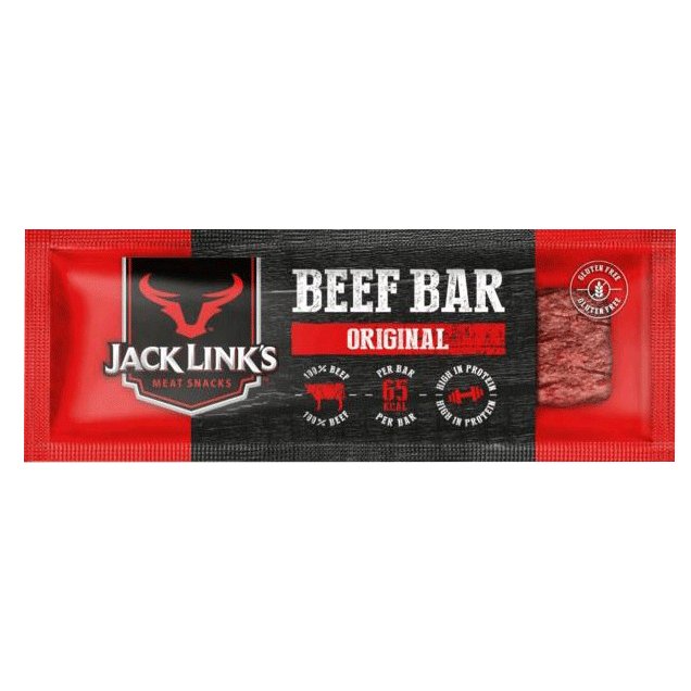 Jack Links Suszona wołowina baton 3x pak Beef Bar Original 67.5 g