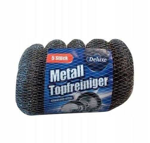 Deluxe Metal-Topfreiniger druciak stalowy 5szt