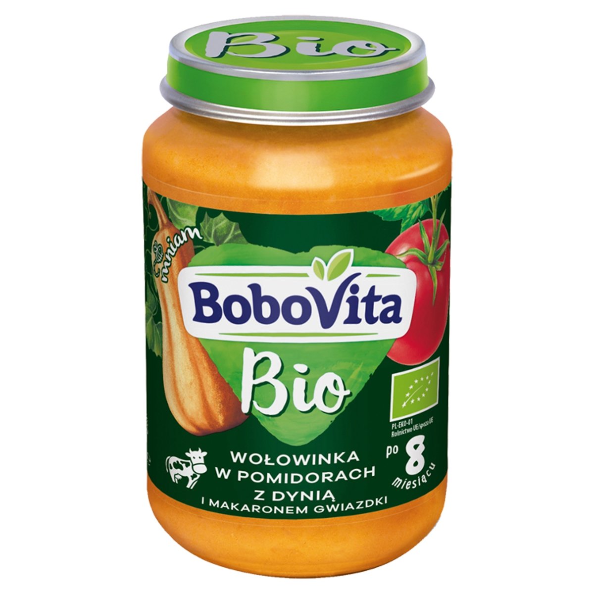 BoboVita - BIO Wołowina z makaronem i dynią po 8 miesiącu