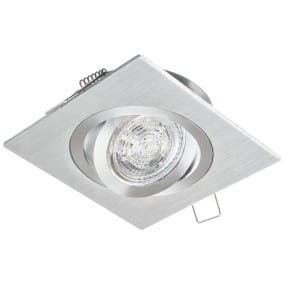 Oprawa punktowa wpuszczana kwadrat JOTA K/1 srebrna (aluminium szczotkowane) LUX01243LUX01243