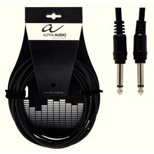 Kabel Alpha Audio Jack-Jack 6,3mm Mono 1,5m szt