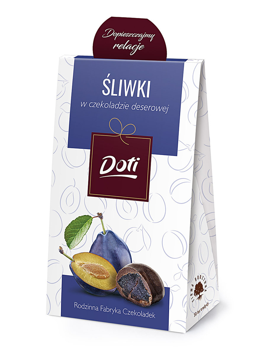 DOTI Śliwki w czekoladzie deserowej 100 g MK-5906153202023