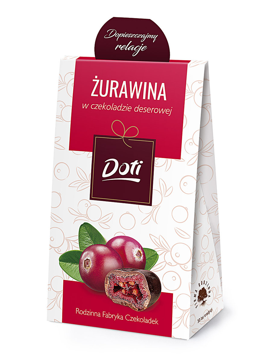 Doti Żurawina w czekoladzie - saszetka 100g Doti