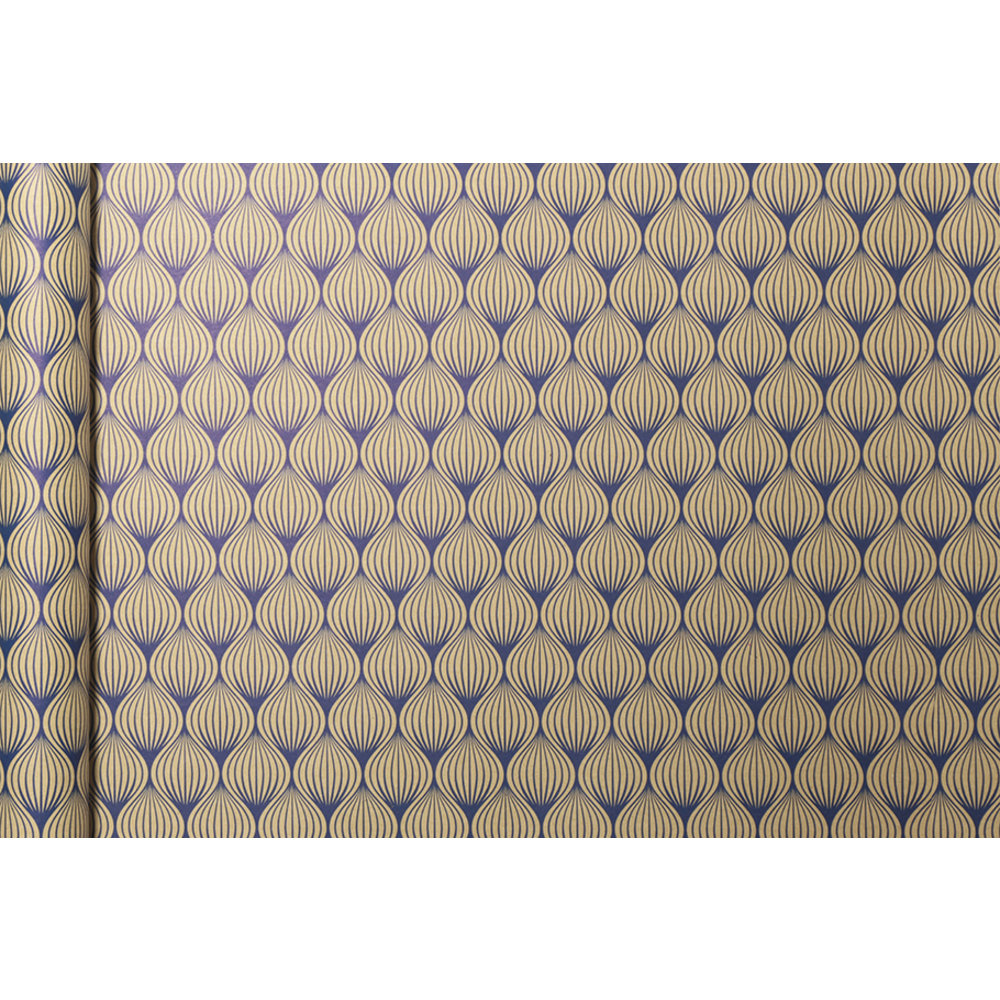 Clairefontaine Papier ozdobny Blue leaves 500 x 35 cm