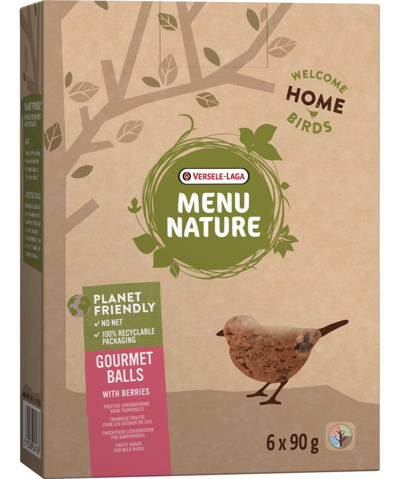 VERSELE-LAGA Menu Nature Gourmet Balls with Berries 6x90g