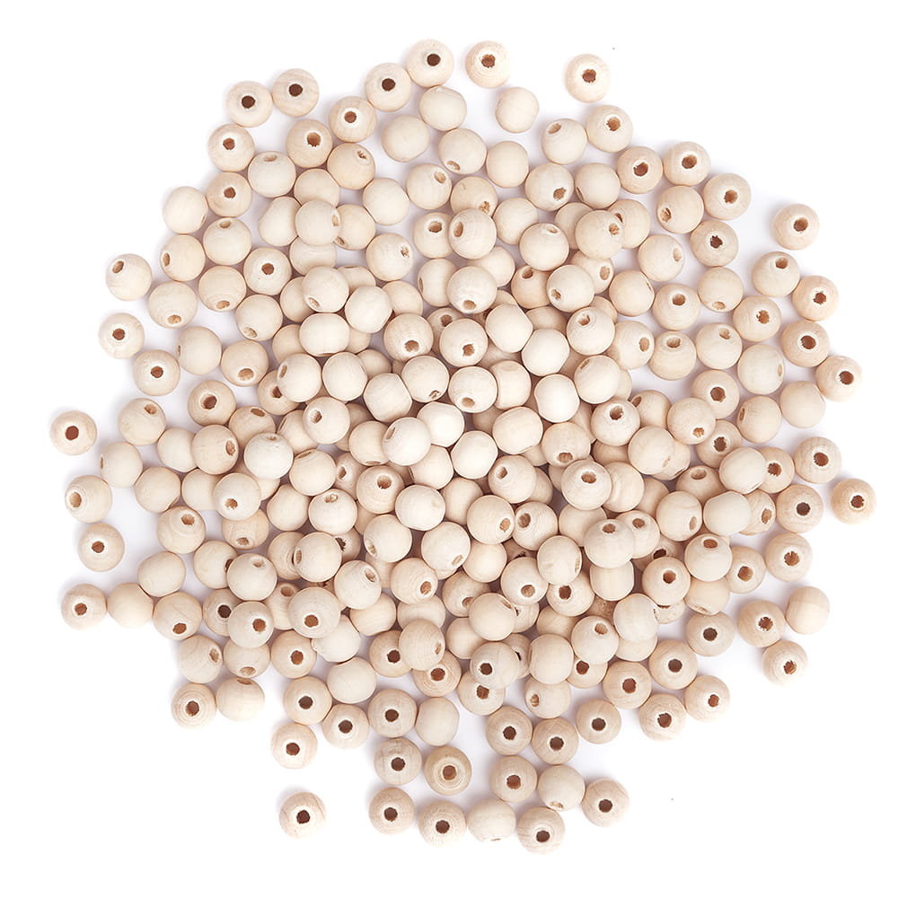 Koraliki Drewniane Do Makram Kulki 8Mm 40G Dalprint