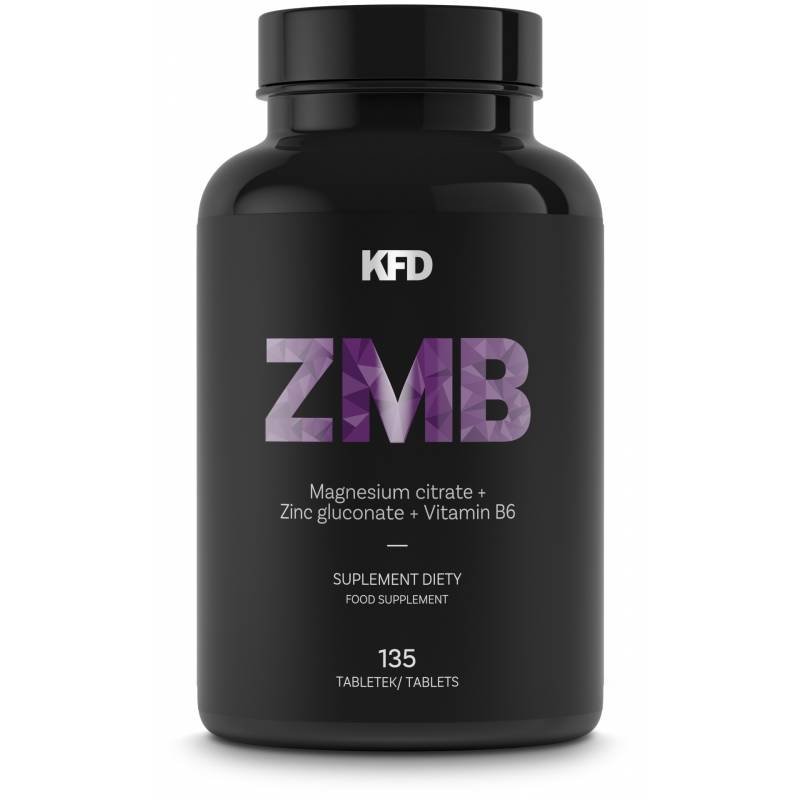 KFD Mg+Zn+B6 (ZMA/ZMB) - 135 tabletek zdrowy układ nerwowy