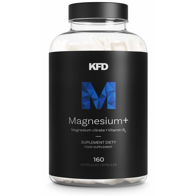 KFD MAGNESIUM+ - 160 KAPSUŁEK zdrowe kości układ nerwowy