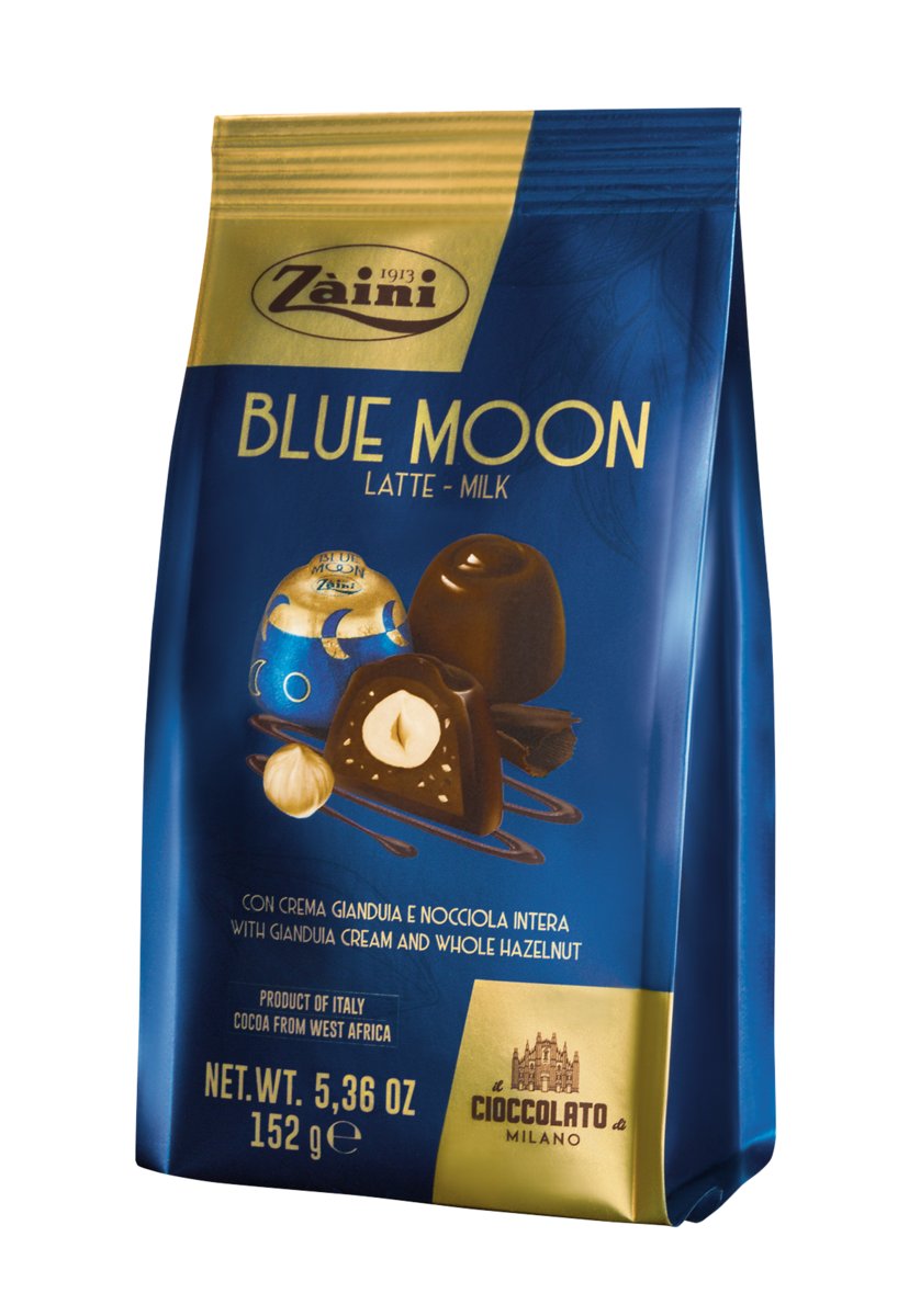 Zaini, praliny o orzechem laskowym Blue Moon, 152 g