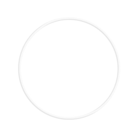 Rayher Hobby Rayher 2505400 pierścienie metalowa, powlekana, biały,  30 cm 25-054-00