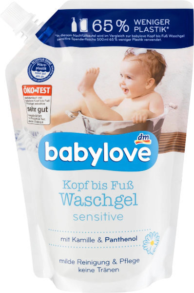 Babylove Żel do Mycia od Stóp do Głowy Uzupełniacz