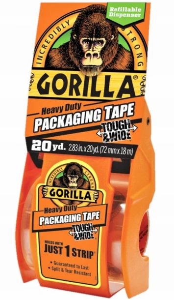 Gorilla - kleje i taśmy Mocna taśma do pakowania gorilla GPT18 18m 799.057UK