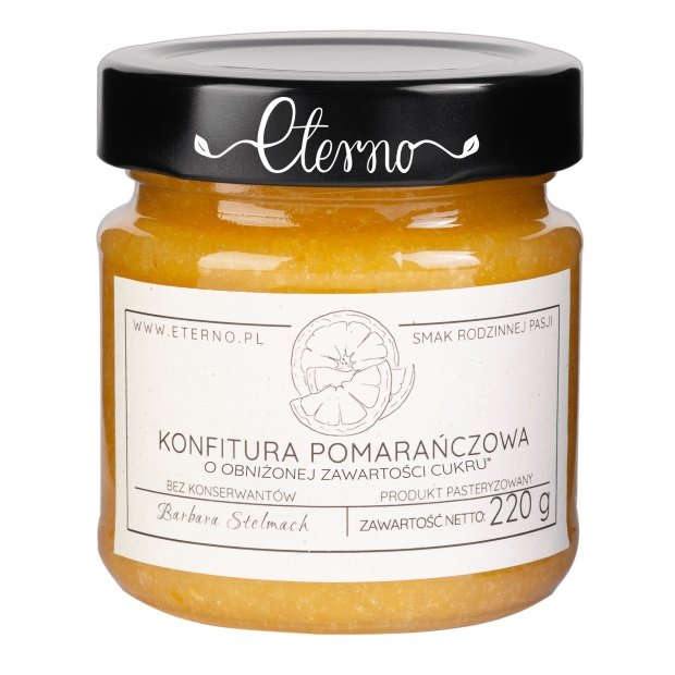 Konfitura pomarańczowa o obniżonej zawartości cukru
