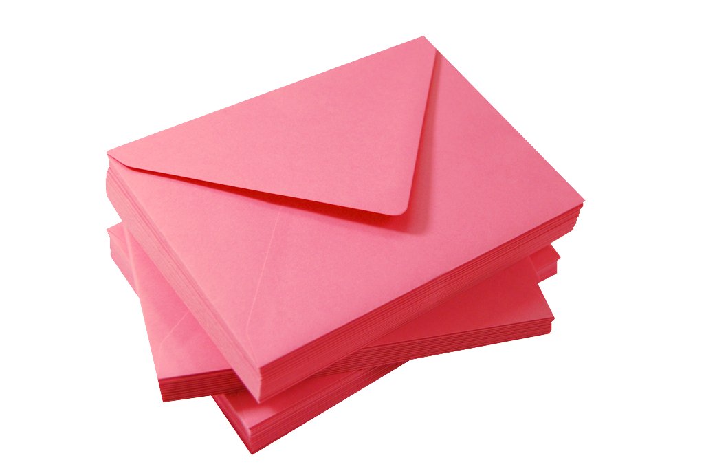 Koperty różowe landrynkowe 120 g/m2 C6 10 szt nr 51