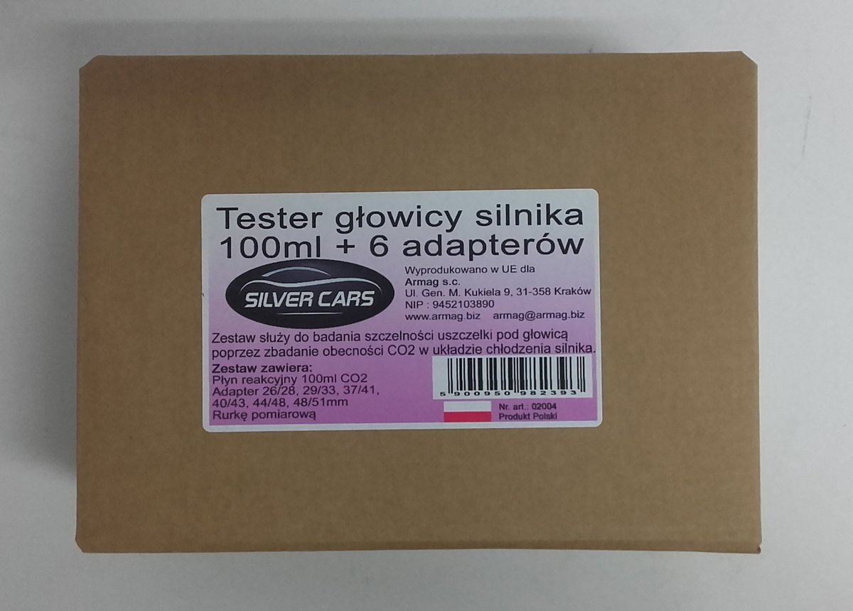 SILVER CARS TESTER SZCZELNOŚCI GŁOWICY 100ML