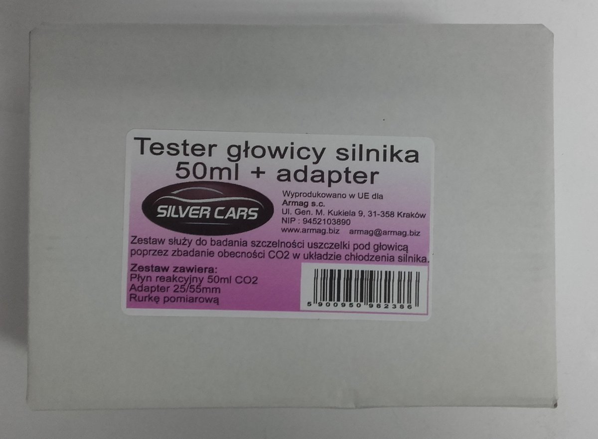 SILVER CARS TESTER SZCZELNOŚCI GŁOWICY 50ML