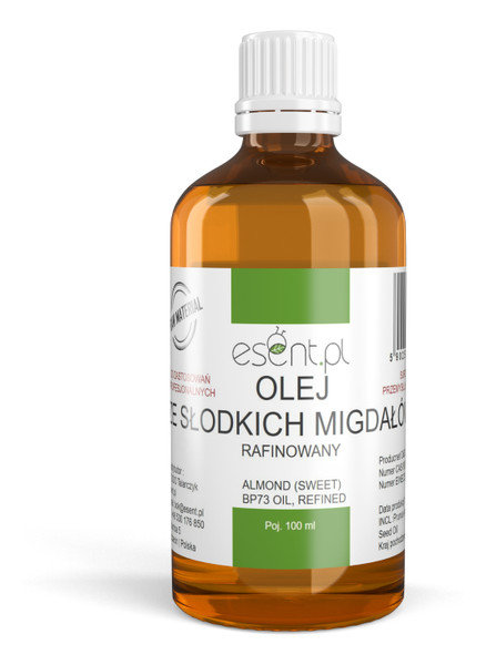 ESENT Olej ze słodkich migdałów  RAFINOWANY ESENT 100 ml