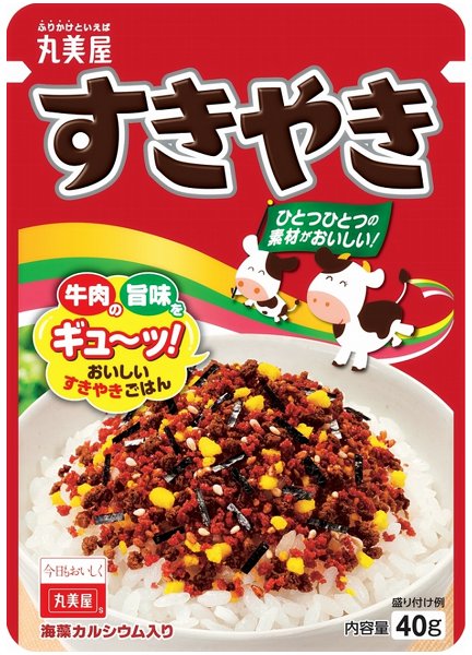 Marumiya Furikake Sukiyaki, posypka do ryżu 40g - Marumiya 3168-uniw