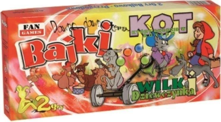 FAN GRA 2W1 KOT KTÓRY CHODZIŁ W BUTACH WILK I DZIEWCZYNKA