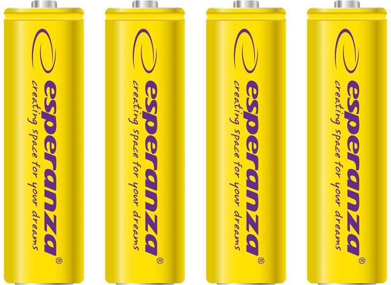 Esperanza EZA104Y akumulatorki ni-mh aa 2000mah 4szt. żółte AP_155192