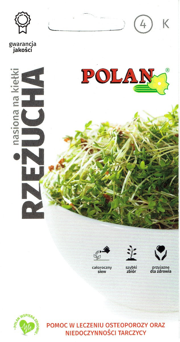 Nasiona Na Kiełki Rzeżucha 15g Polan