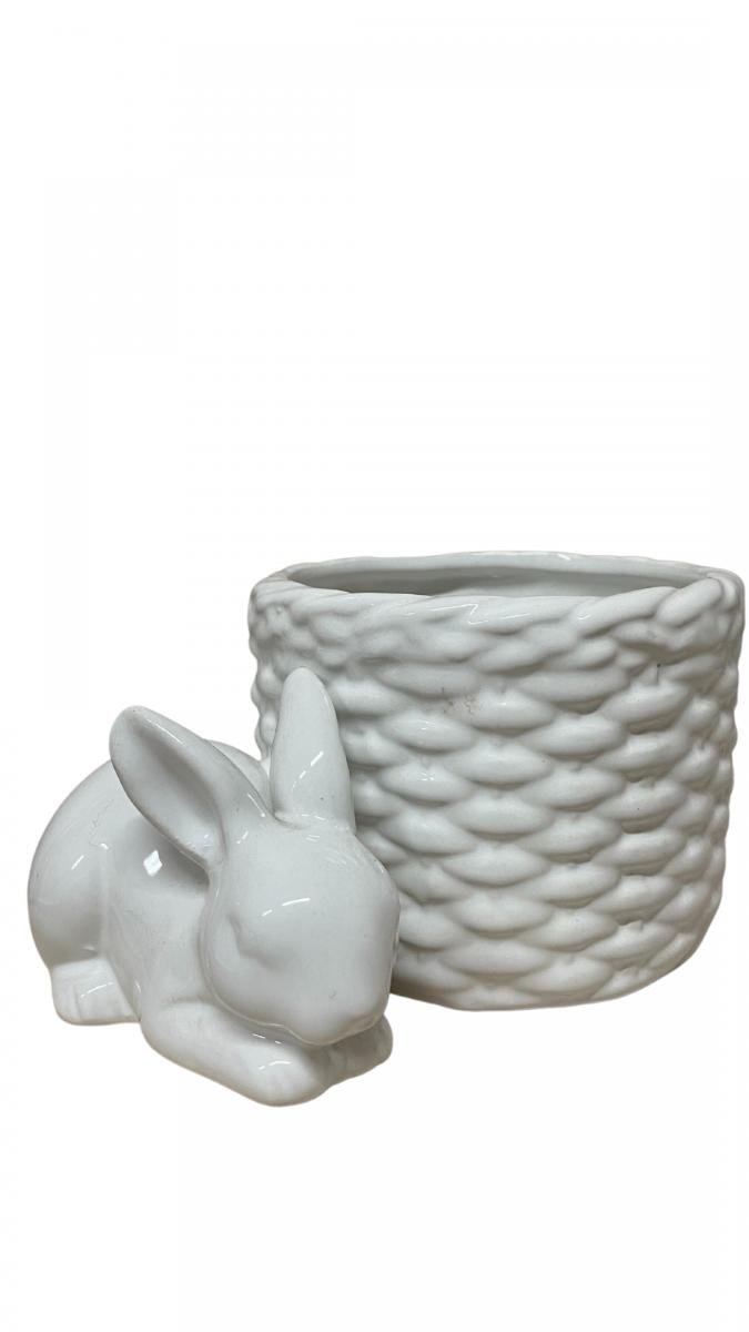 Doniczka z króliczkiem HOME DECOR