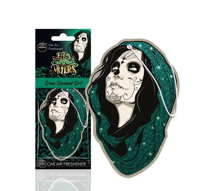 MTM INDUSTRIES Odświeżacz powietrza muertos green diamond girl AMI-A83279