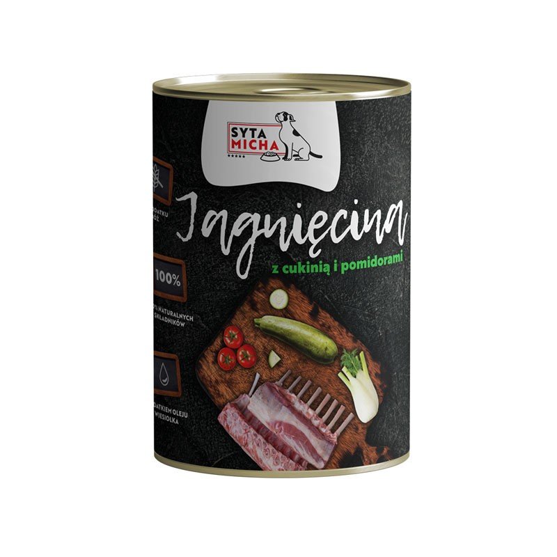 Syta Micha Mokra karma Jagnięcina z cukinią 400 g