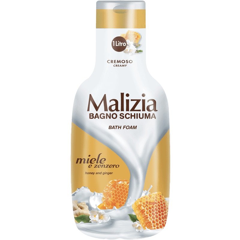 Malizia Miód i Imbir Płyn do kąpieli 1000ml