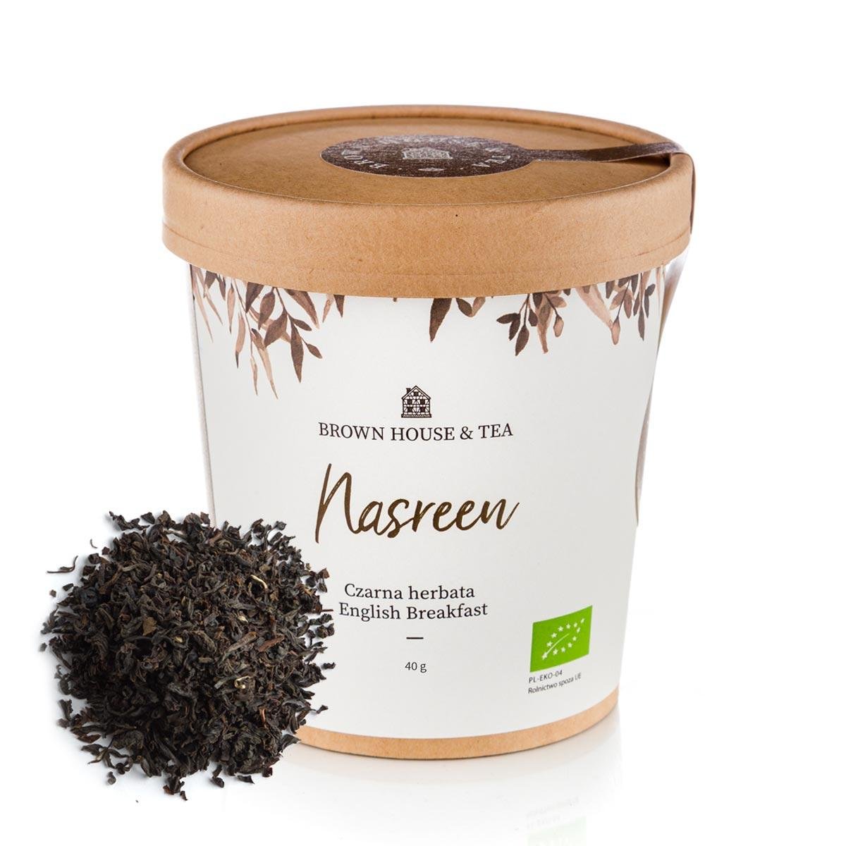 Brown House & Tea Brown House & Tea Nasreen bio indyjska czarna herbata śniadaniowa) 40.0 g
