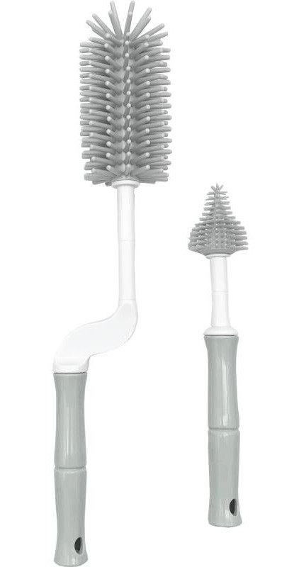 Bo Jungle szczotki do butelek B Bottle Brush Set Grey