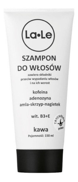 la-le kosmetyki Kawowy szampon stymulujący wzrost włosów, 150 ml