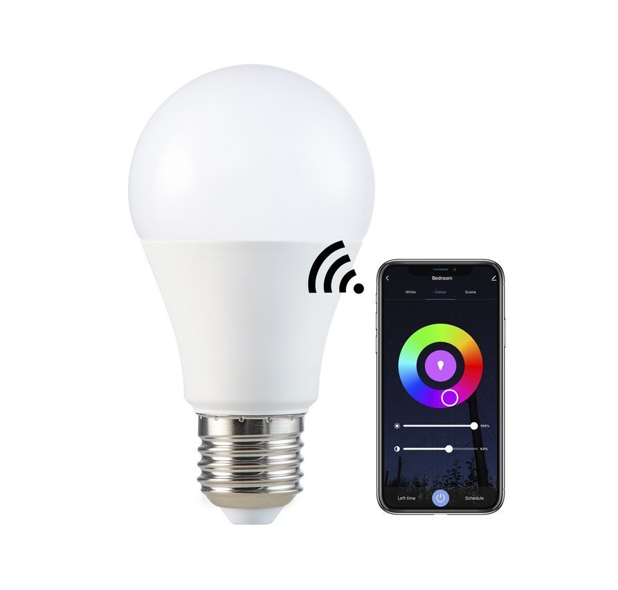 Żarówka RUVA Smart WiFi RGBW LED 14W, E27, 2700K-6500K, 1400lm, 220-240V EDO777431 EDO