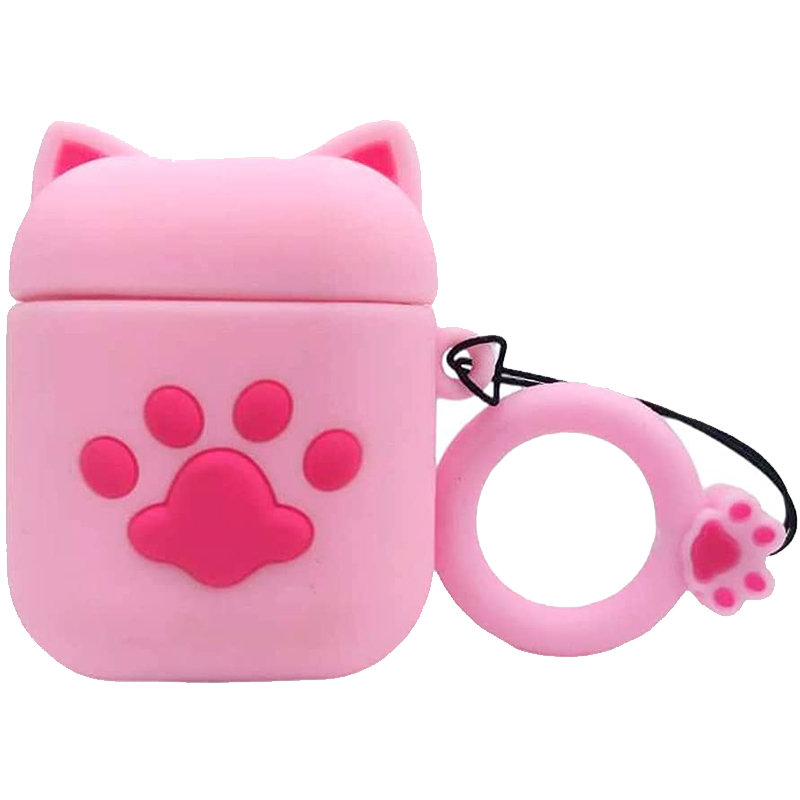 Etui Airpods 1 2 Słuchawki Pokrowiec Kotek Różowy