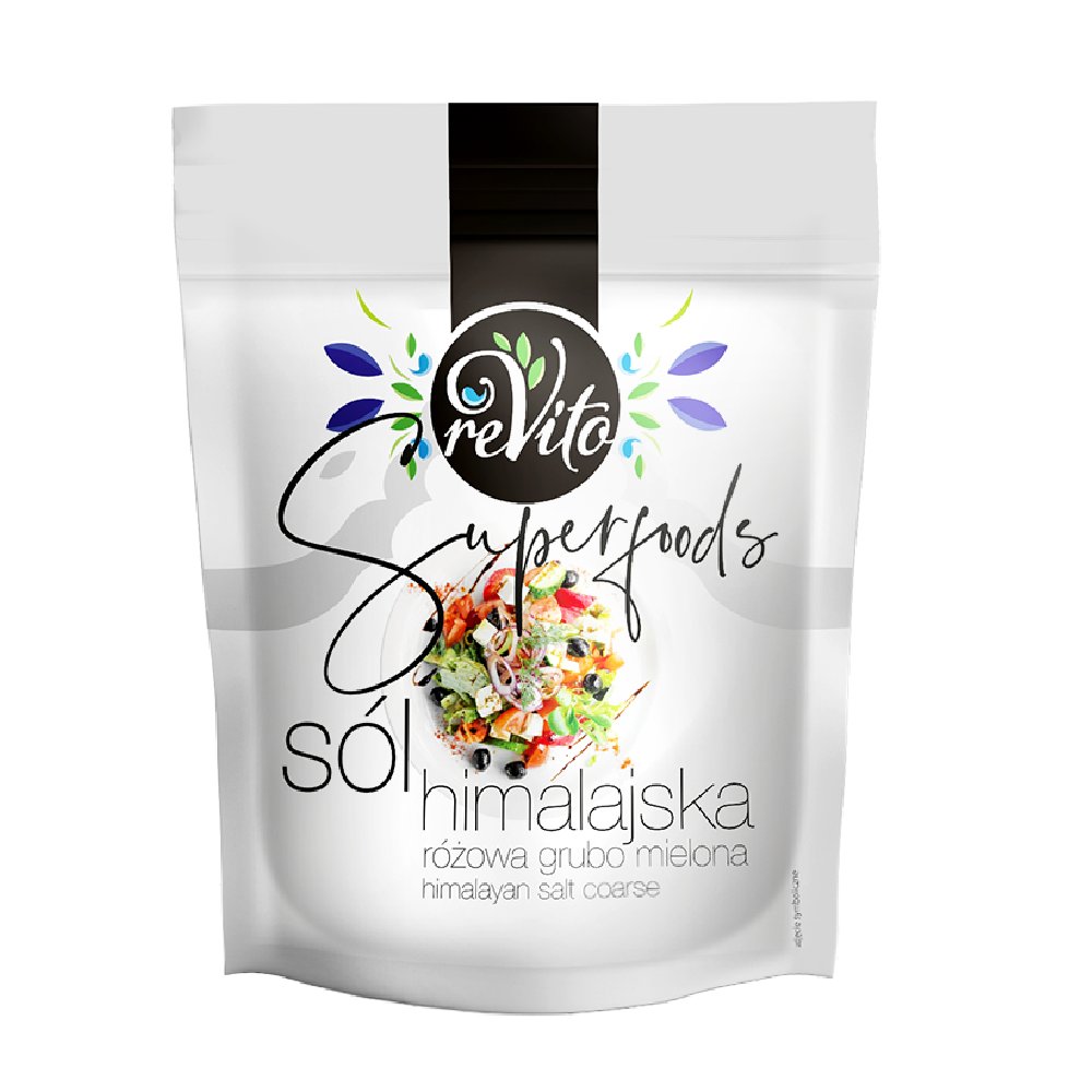 REVITO ReVito sól himalajska różowa grubo mielona 500 g