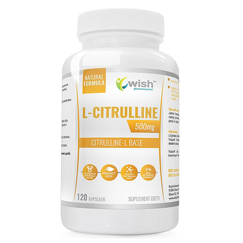 WISH WISH L-Citrulline 500mg 120caps