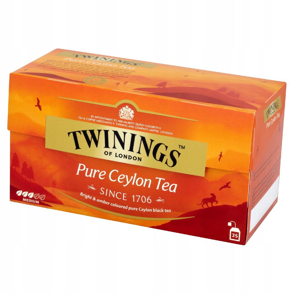 Twinings Herbata czarna ceylon orange 25 tor. 50 g